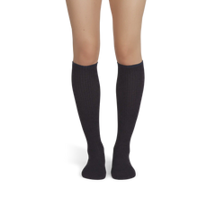 Women's Merino Wool Blend Everyday Compression Knee High Socks (15-20mmHg)