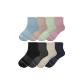 Women's Merino Wool Blend Quarter Sock 8-Pack
