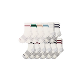 Women's Vintage Stripes Half Calf Socks 12-Pack