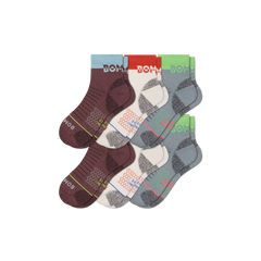 Men's Merino Wool Blend Hiking Calf Sock 6-Pack