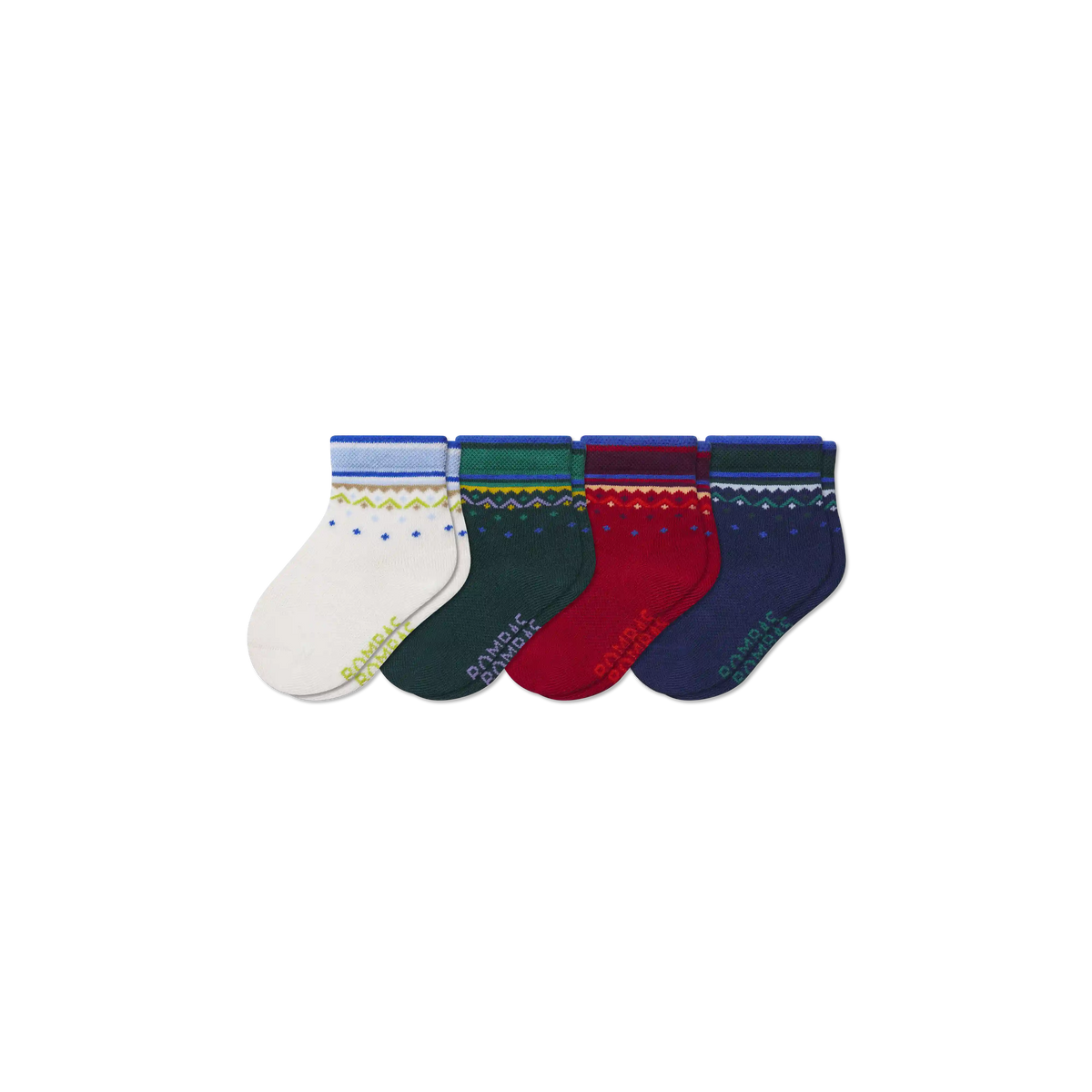 Toddler Lightweight Calf Sock 4-Pack