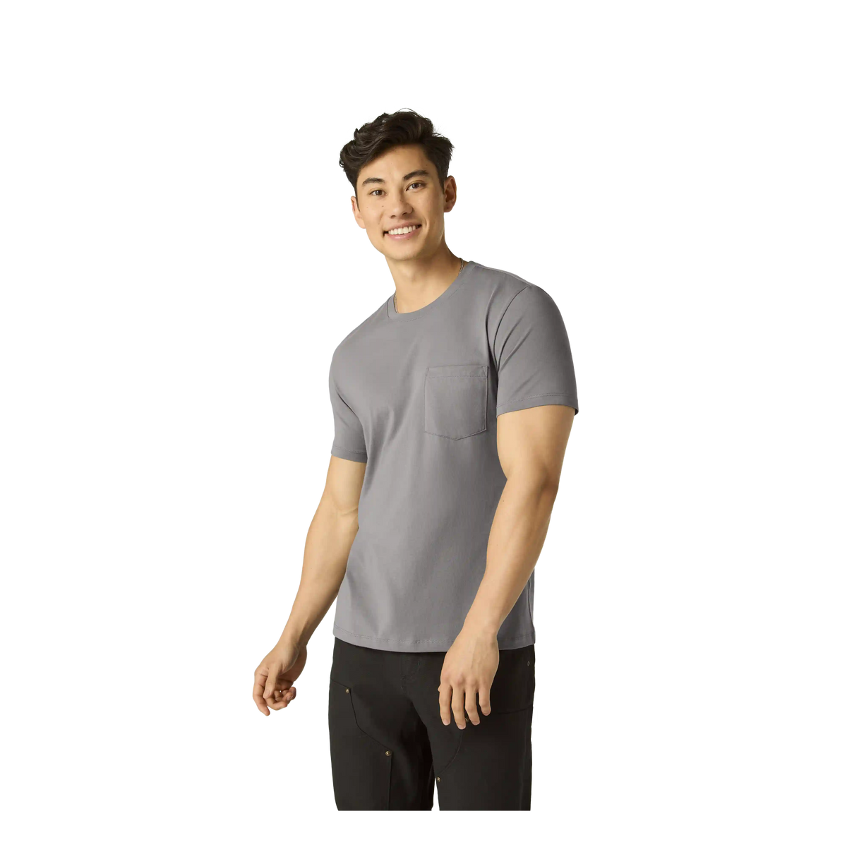 Men's Pima Cotton Pocket Crew Neck T-Shirt