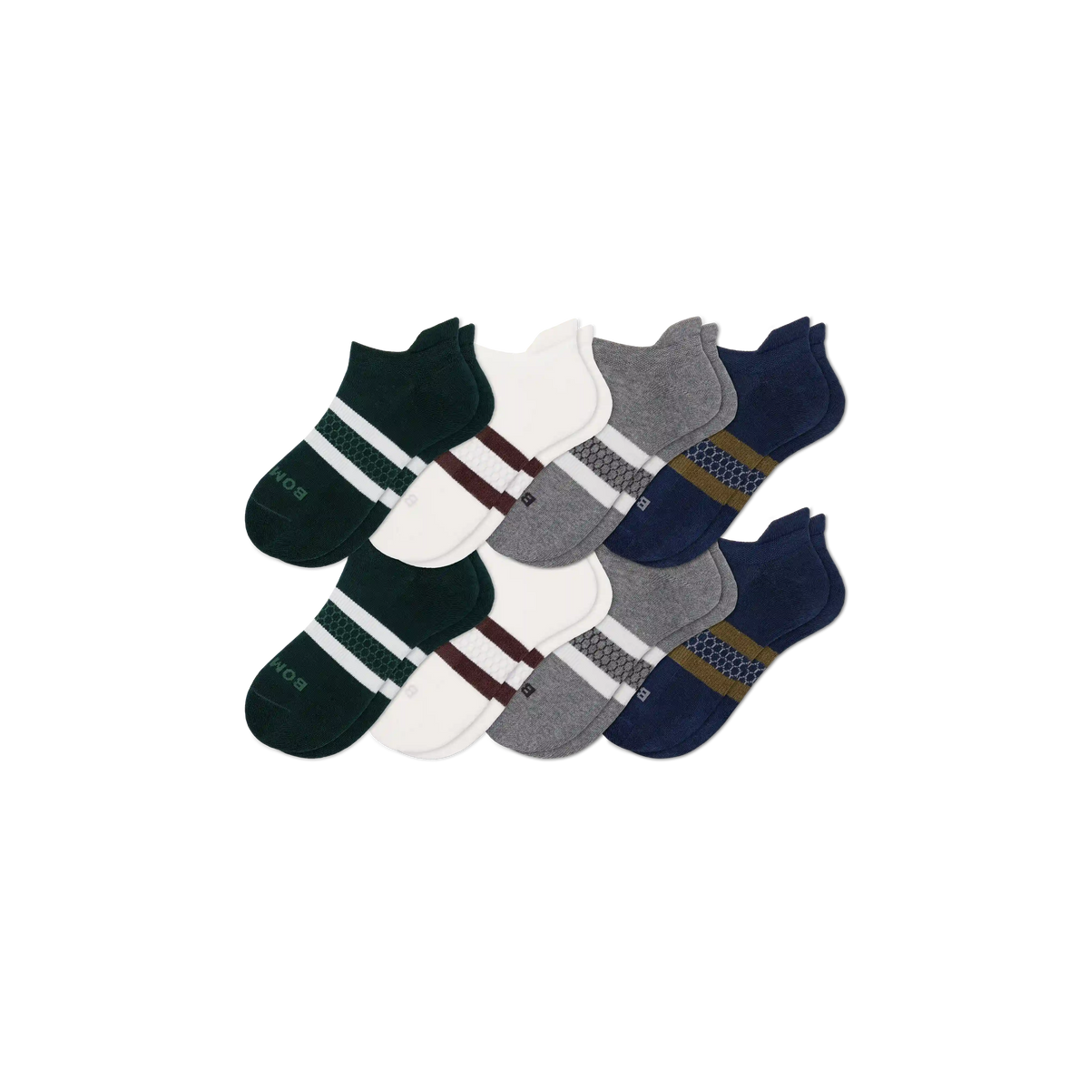 Men's Solids Ankle Sock 8-Pack